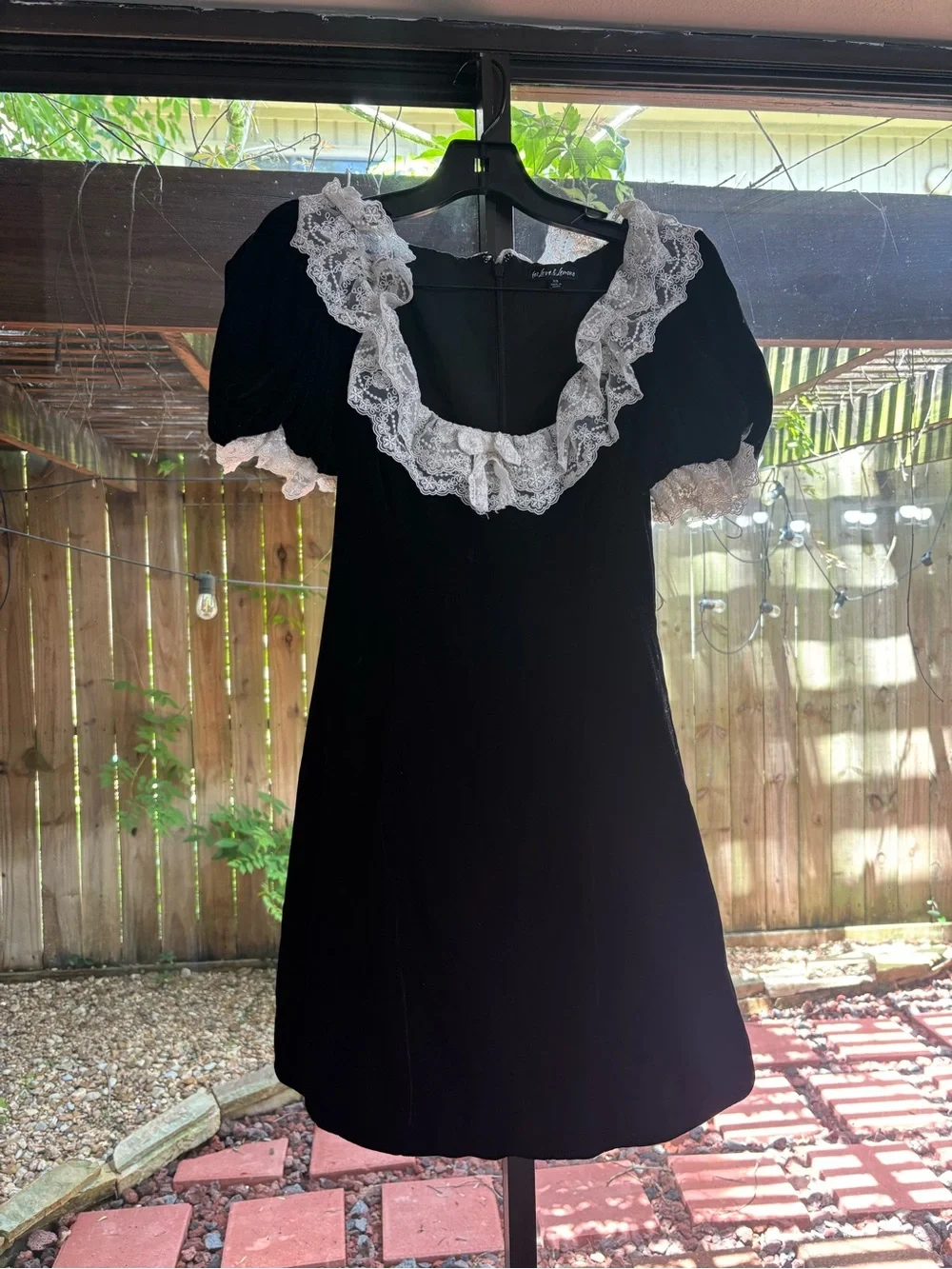 For Love & Lemons LA VIE EN BOW MINI DRESS XS
